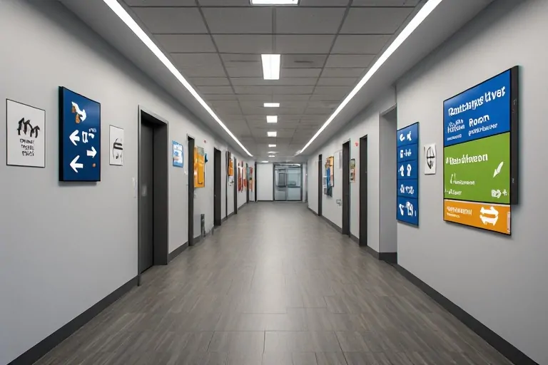 Custom wayfinding sign design