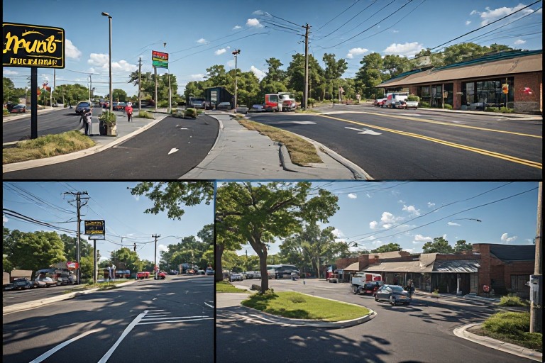 Customer approach sign visibility
