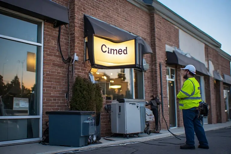 Electrical sign inspection