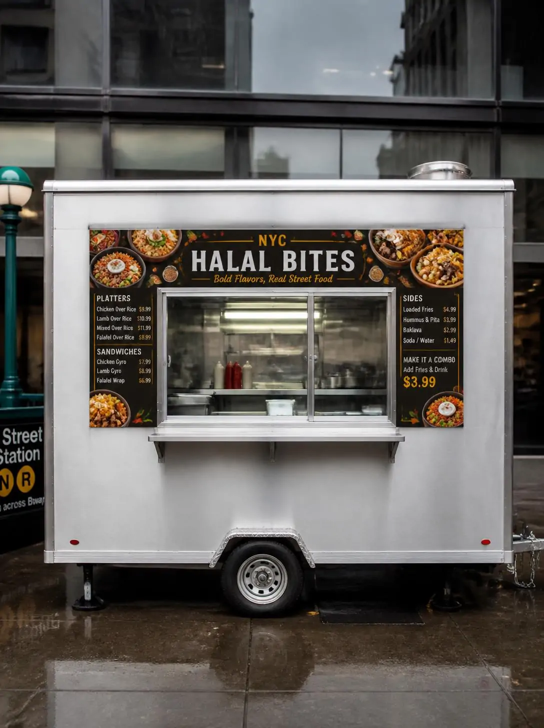 Lettering and Menu Panels