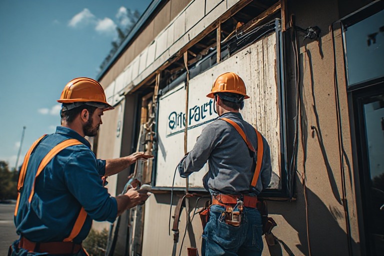 Reusing existing sign structures