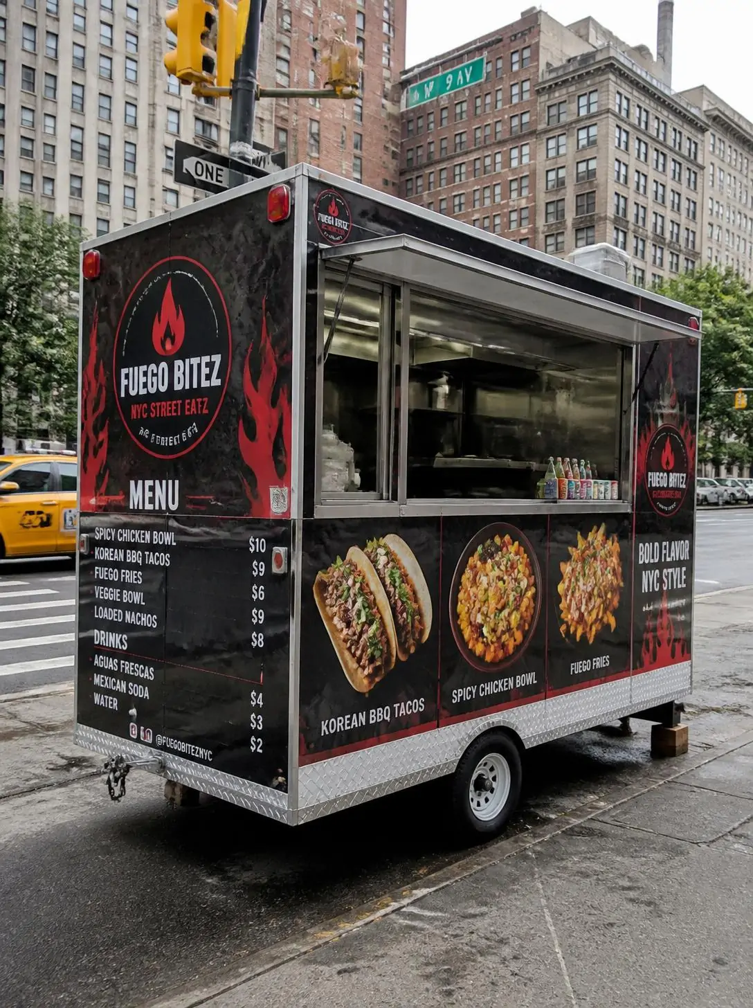 Serving Side and Rear wrap