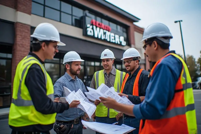 Sign inspection project coordination