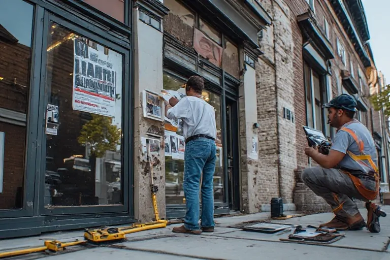 Sign removal site survey