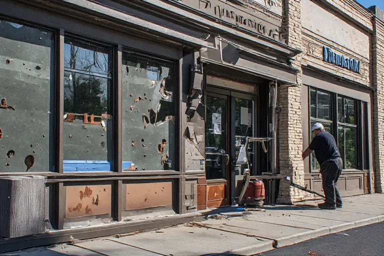 Storefront façade restoration
