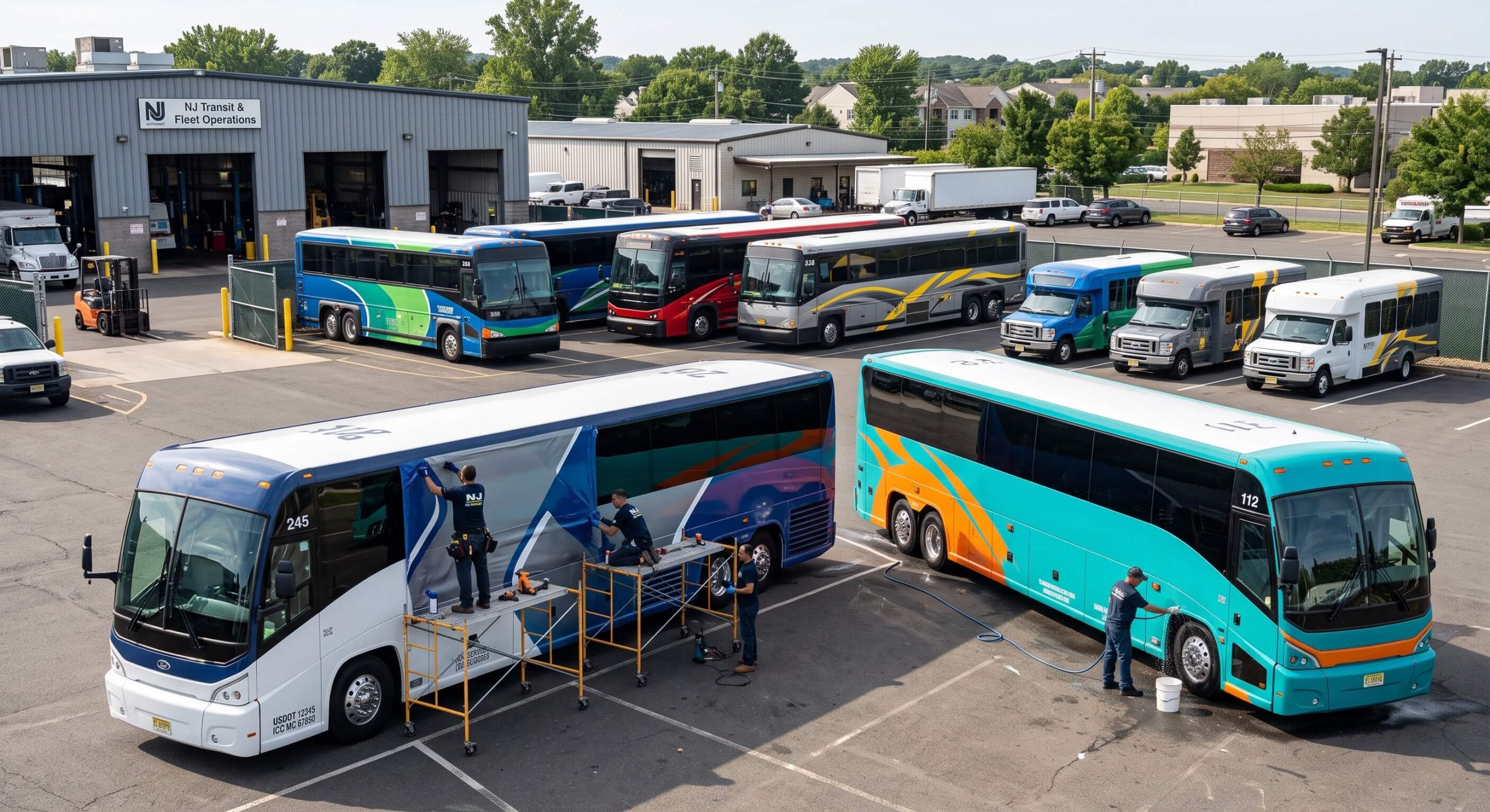 bus body panel graphics