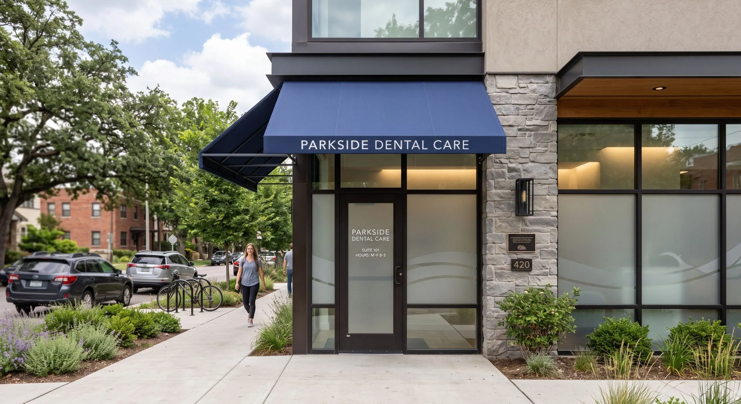 commercial awning installation