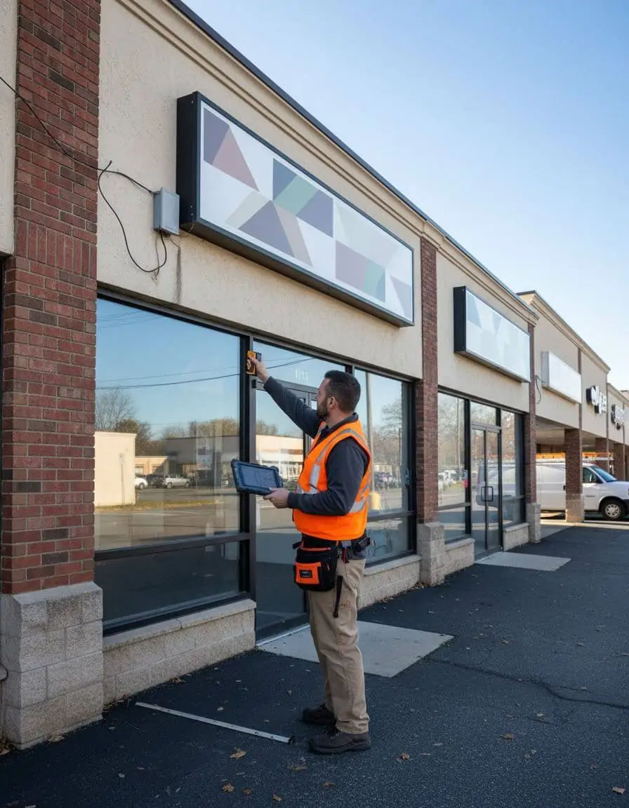 commercial sign site survey nj