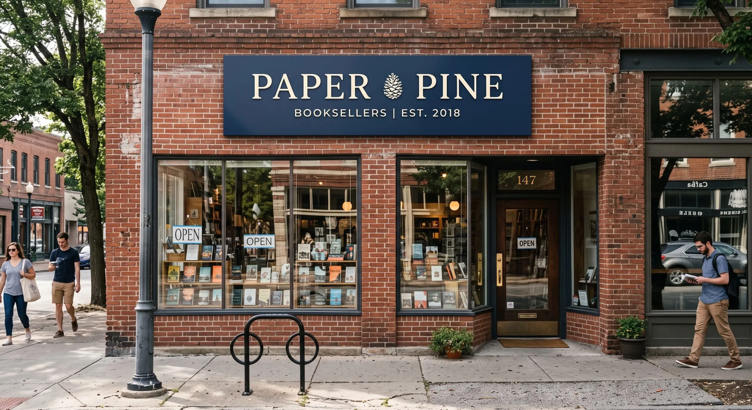 commercial storefront signage