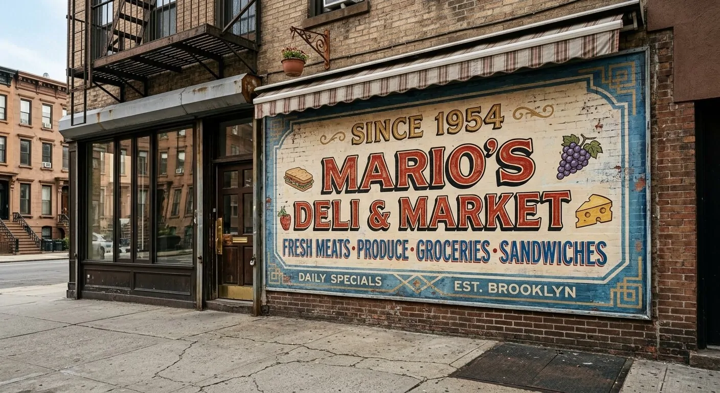 custom hand painted sign nj