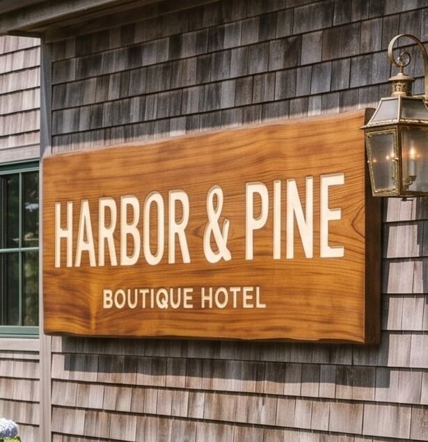 custom wood carved sign nj