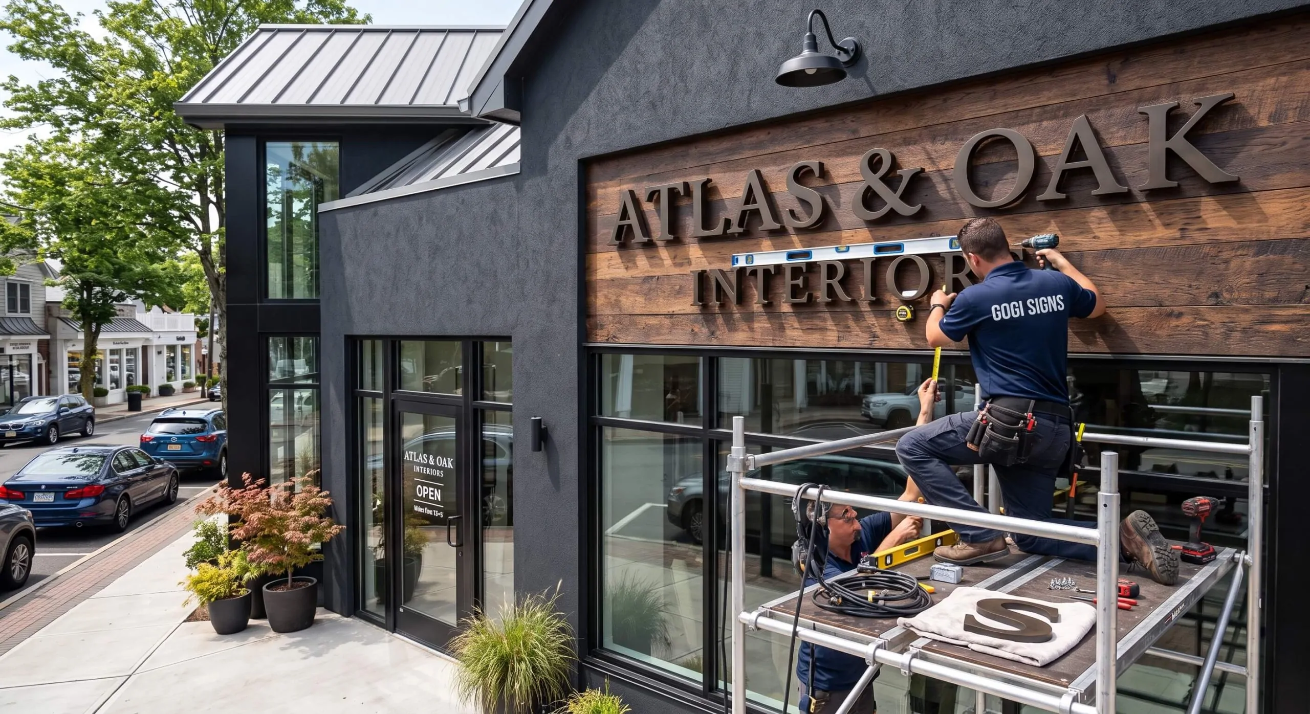 dimensional letter installation service