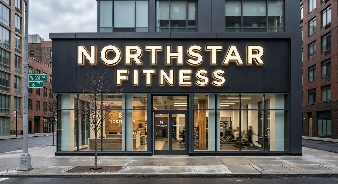 front lit channel letter for store