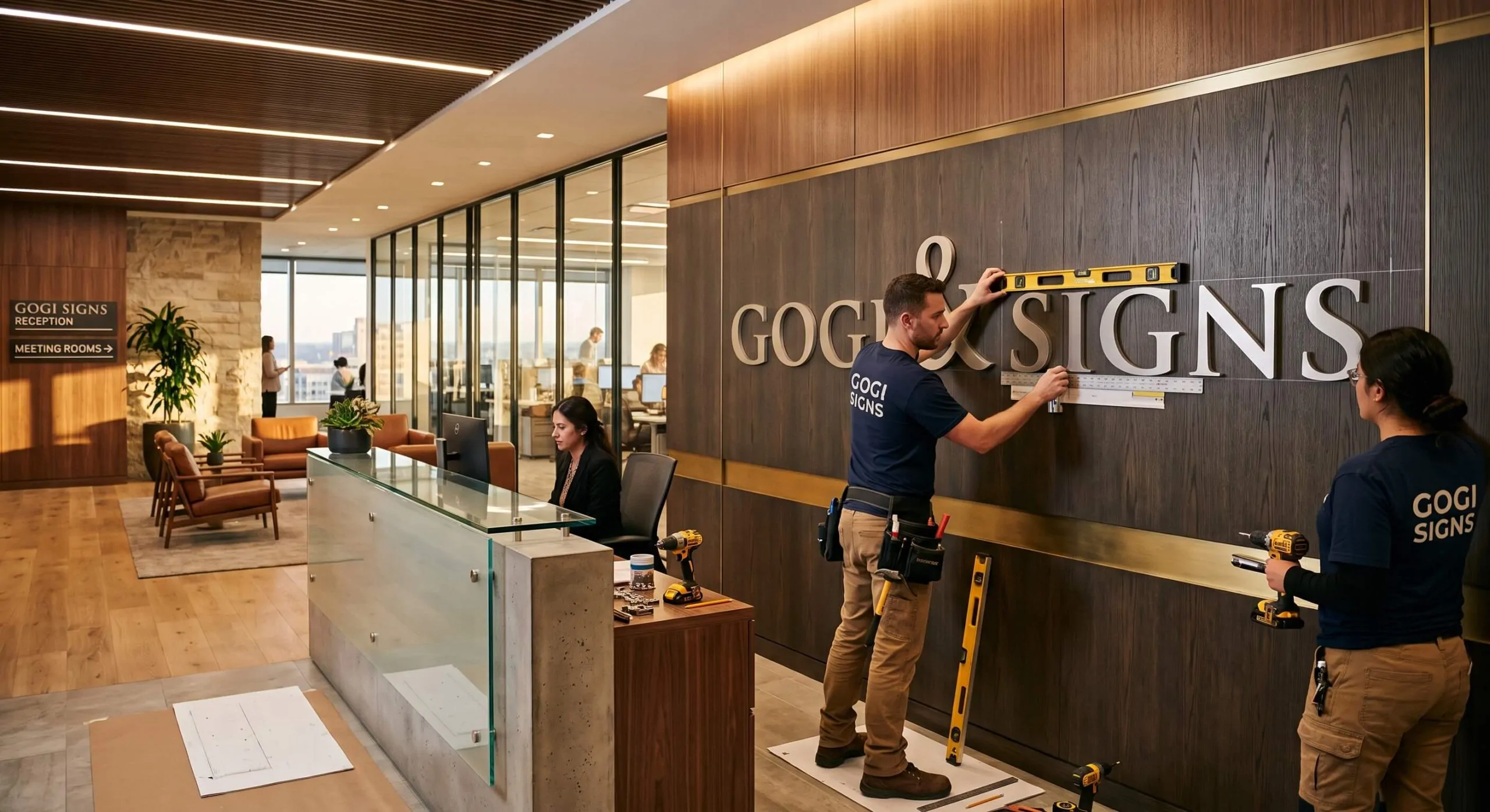 interior signage installation service