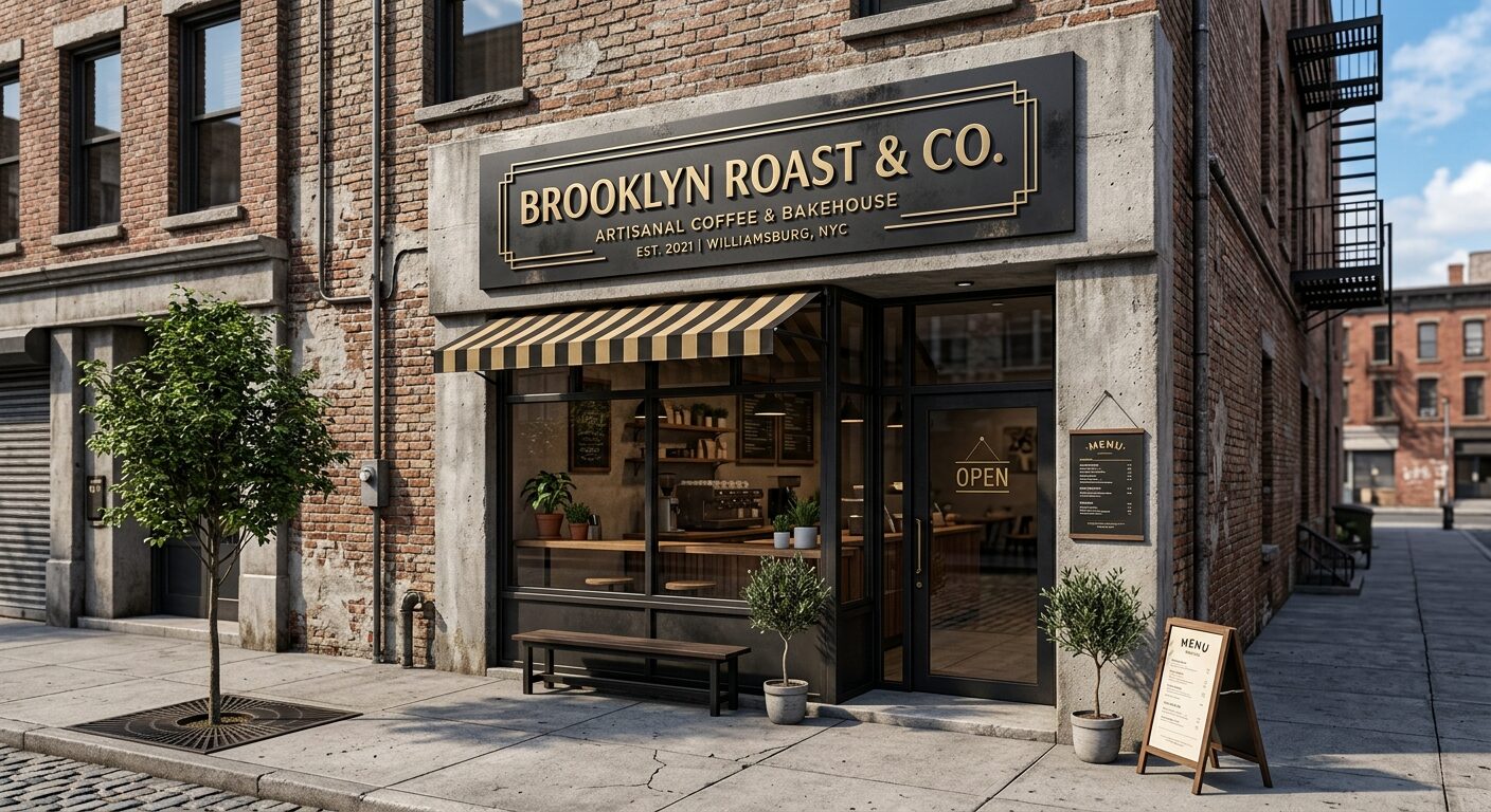 outdoor metal signage nj