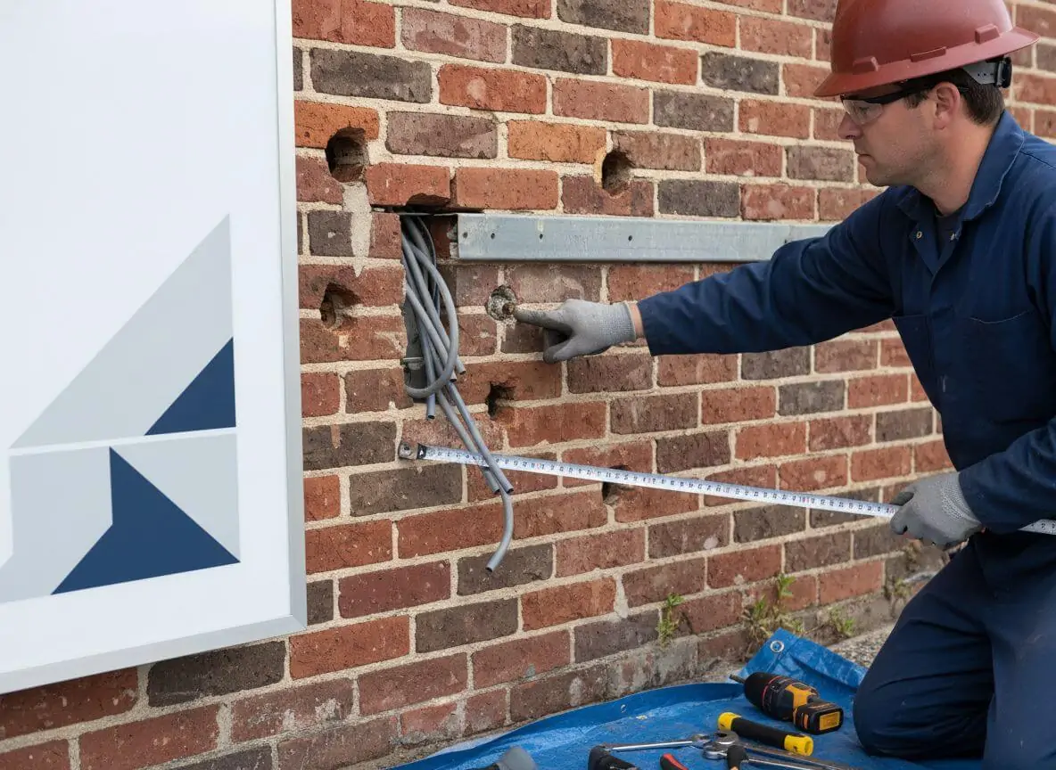 sign mounting condition analyzation