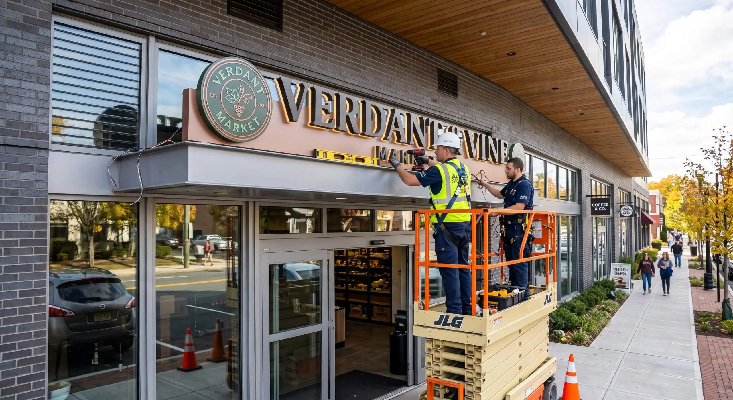 storefront signage installation service