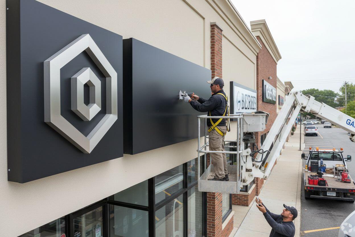 storefront signage repair service nj