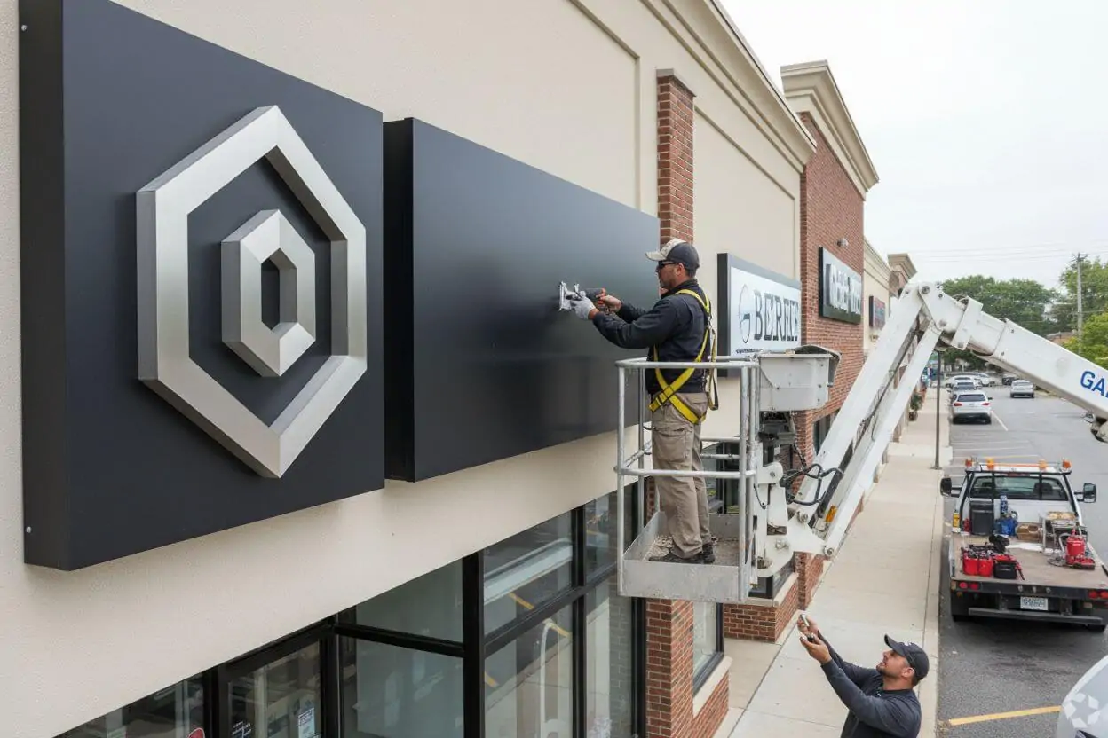 storefront signage repair service nj