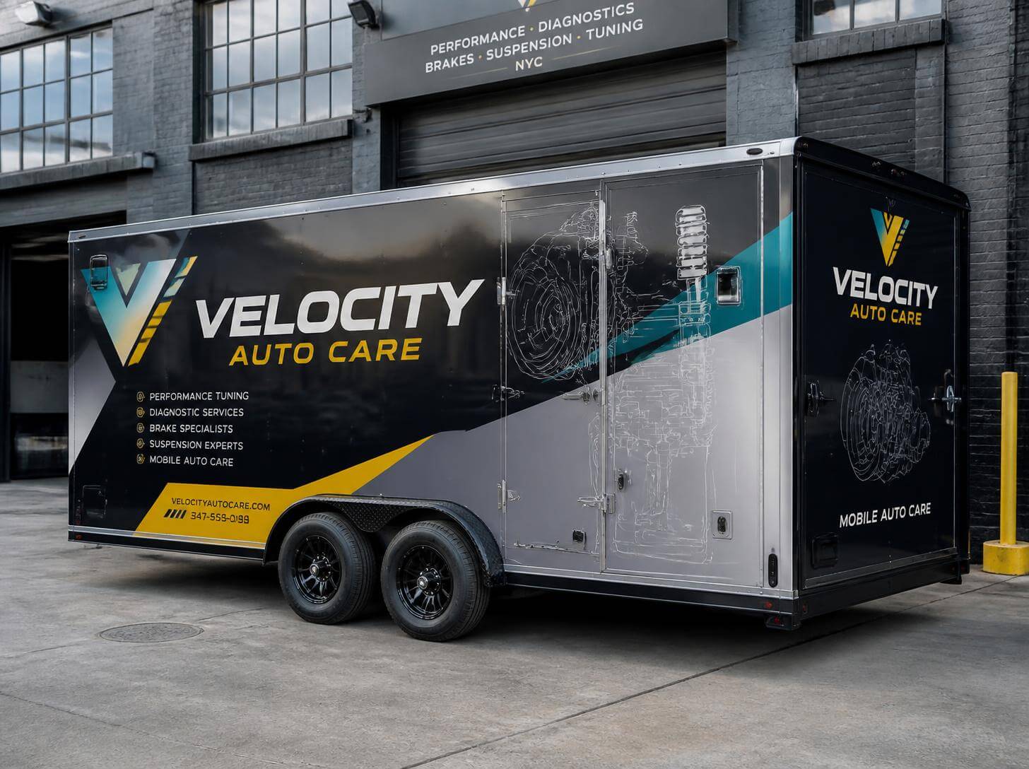 vinyl trailer graphics nj