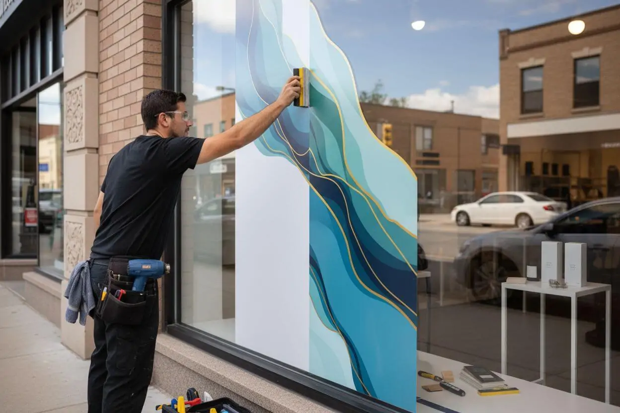 window graphics installation service