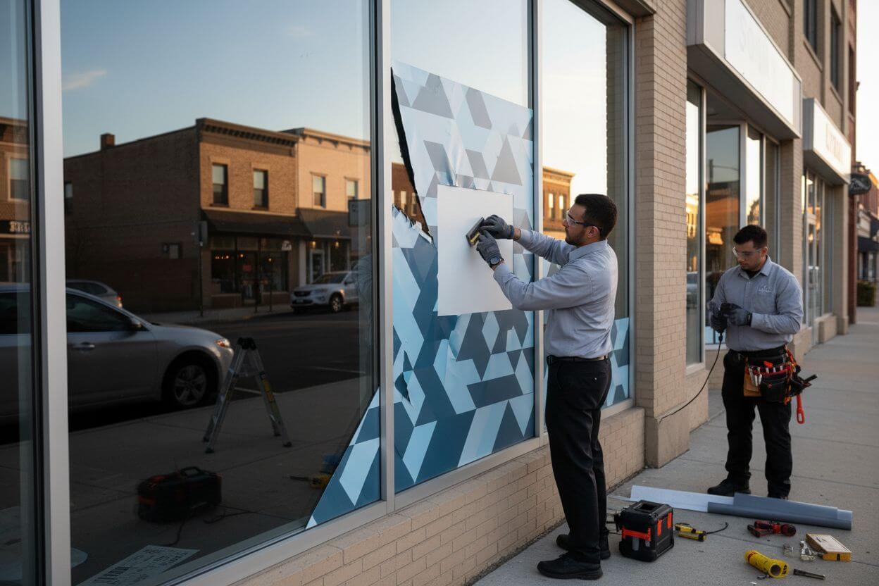 window graphics repair service nj