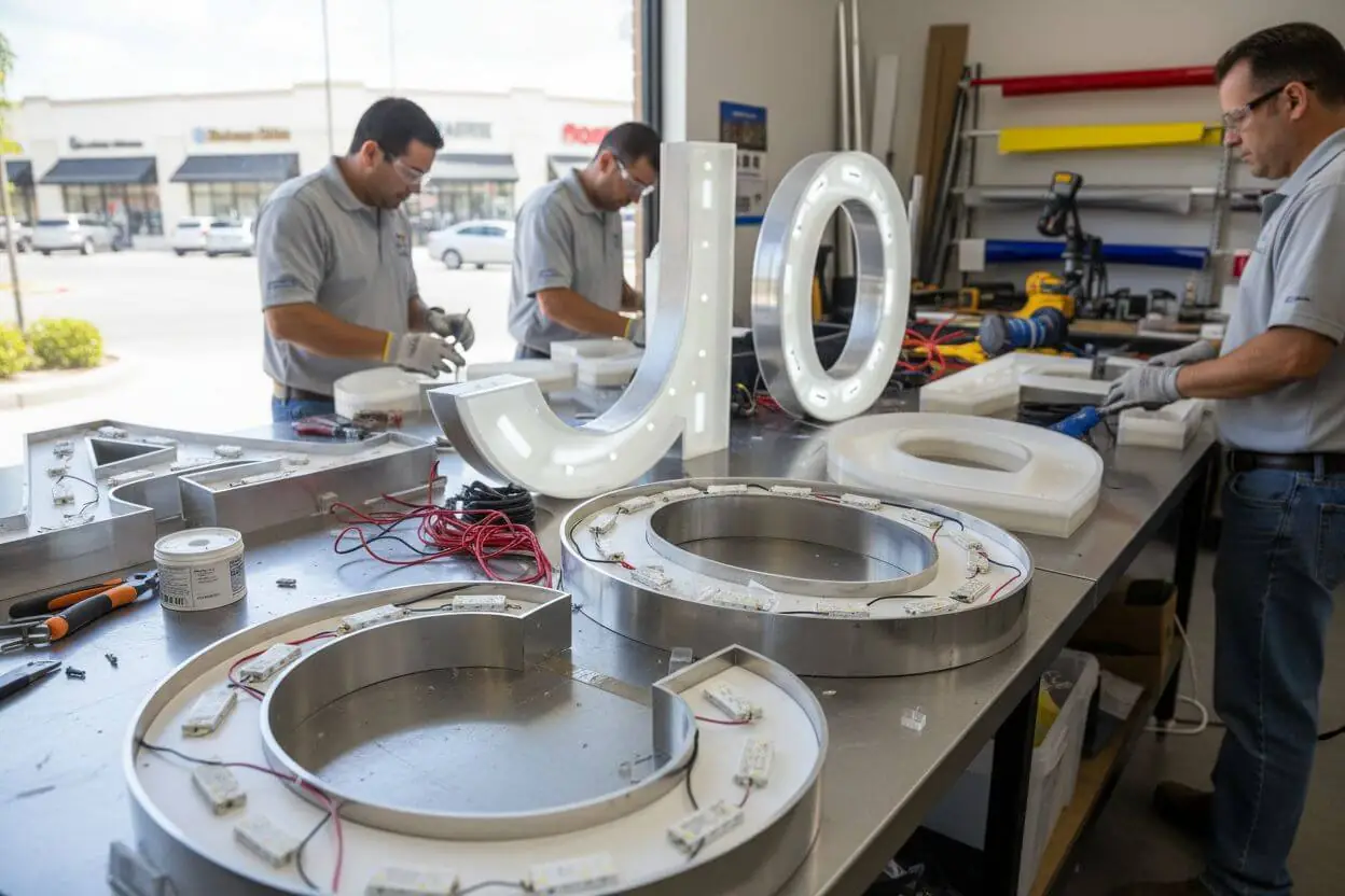channel letter fabrication shop in nj