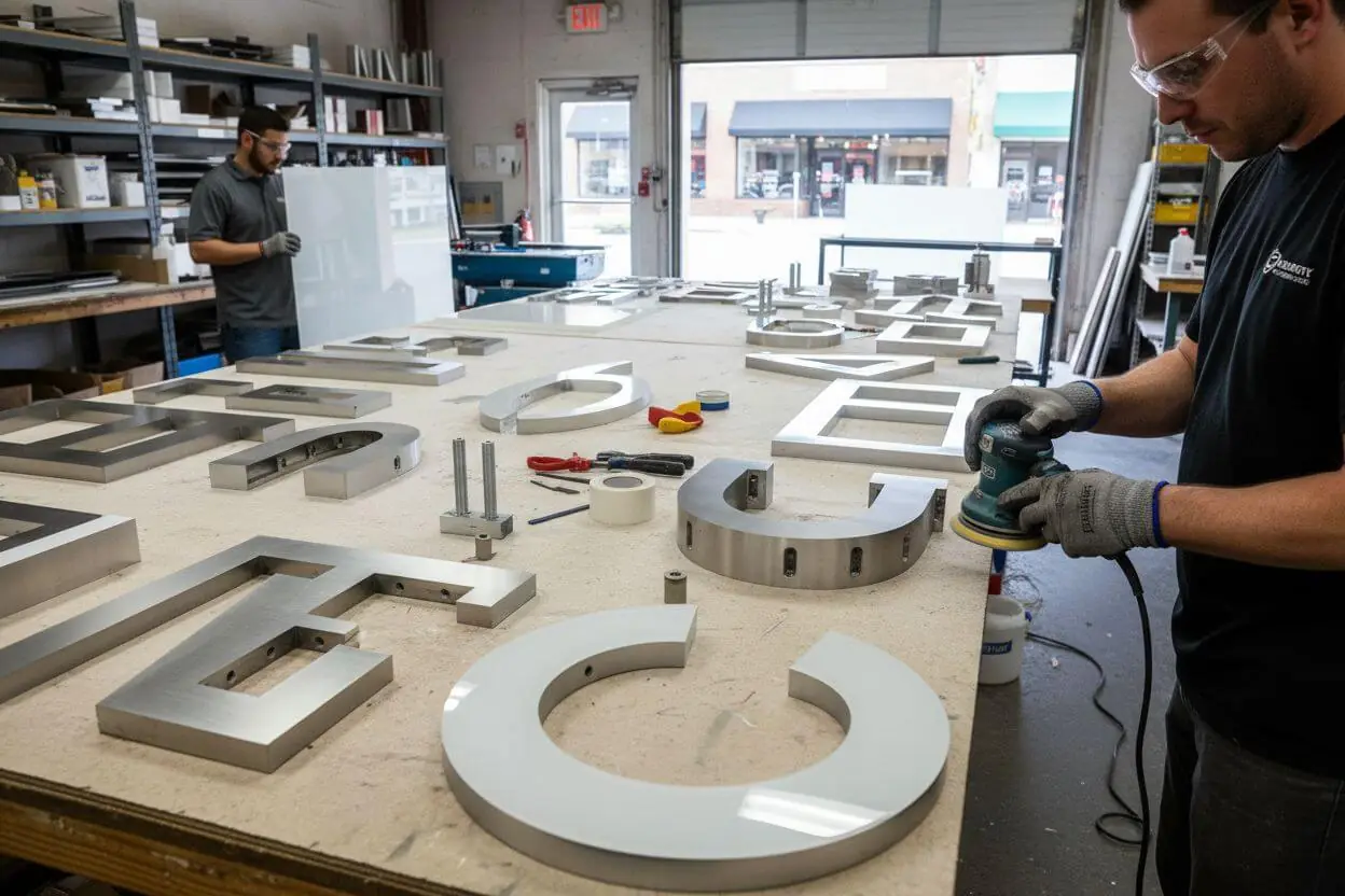 dimensional letters and logos fabrication