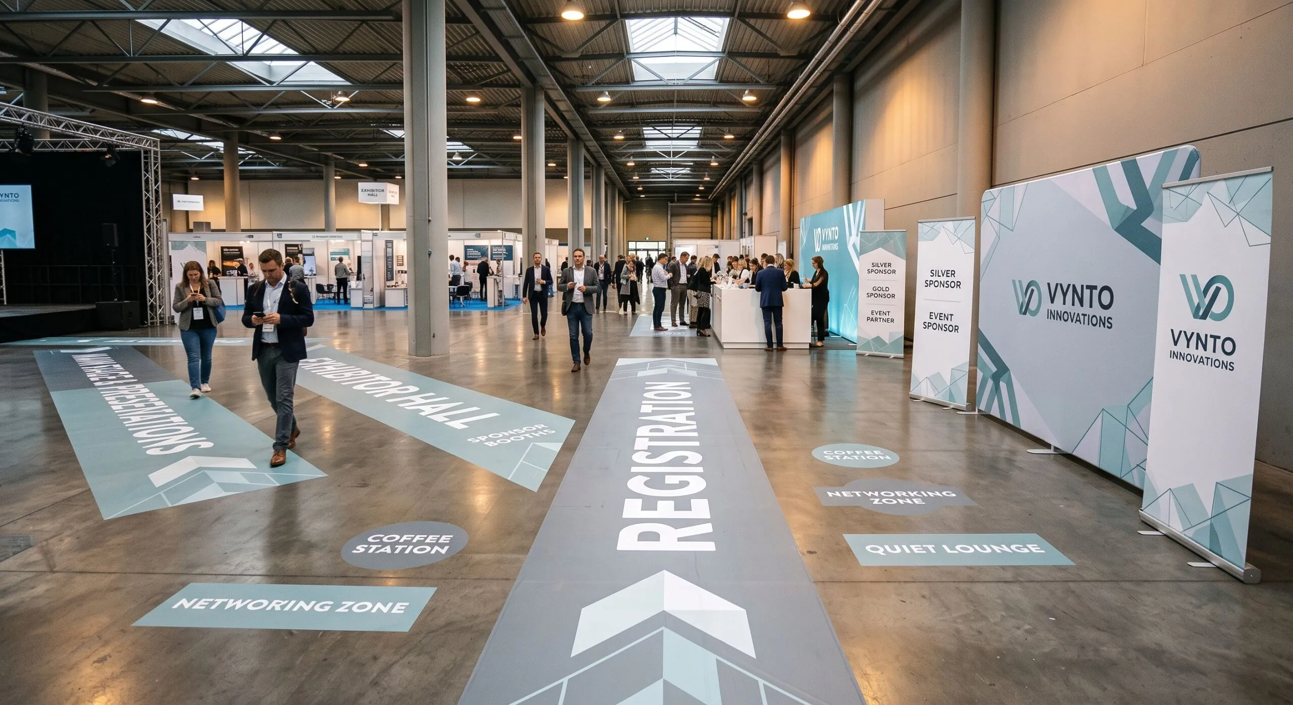 event floor graphics