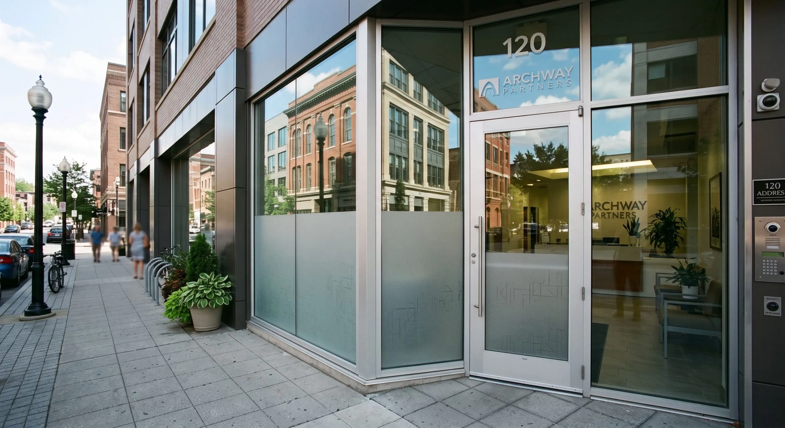 frosted privacy film for office door