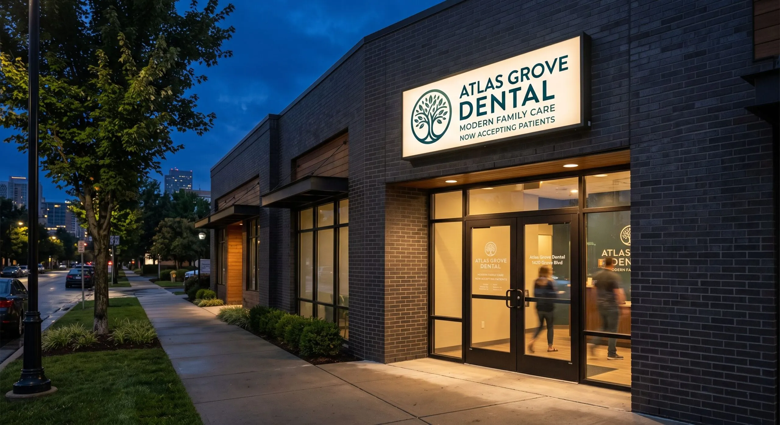 illuminated single face light box signage