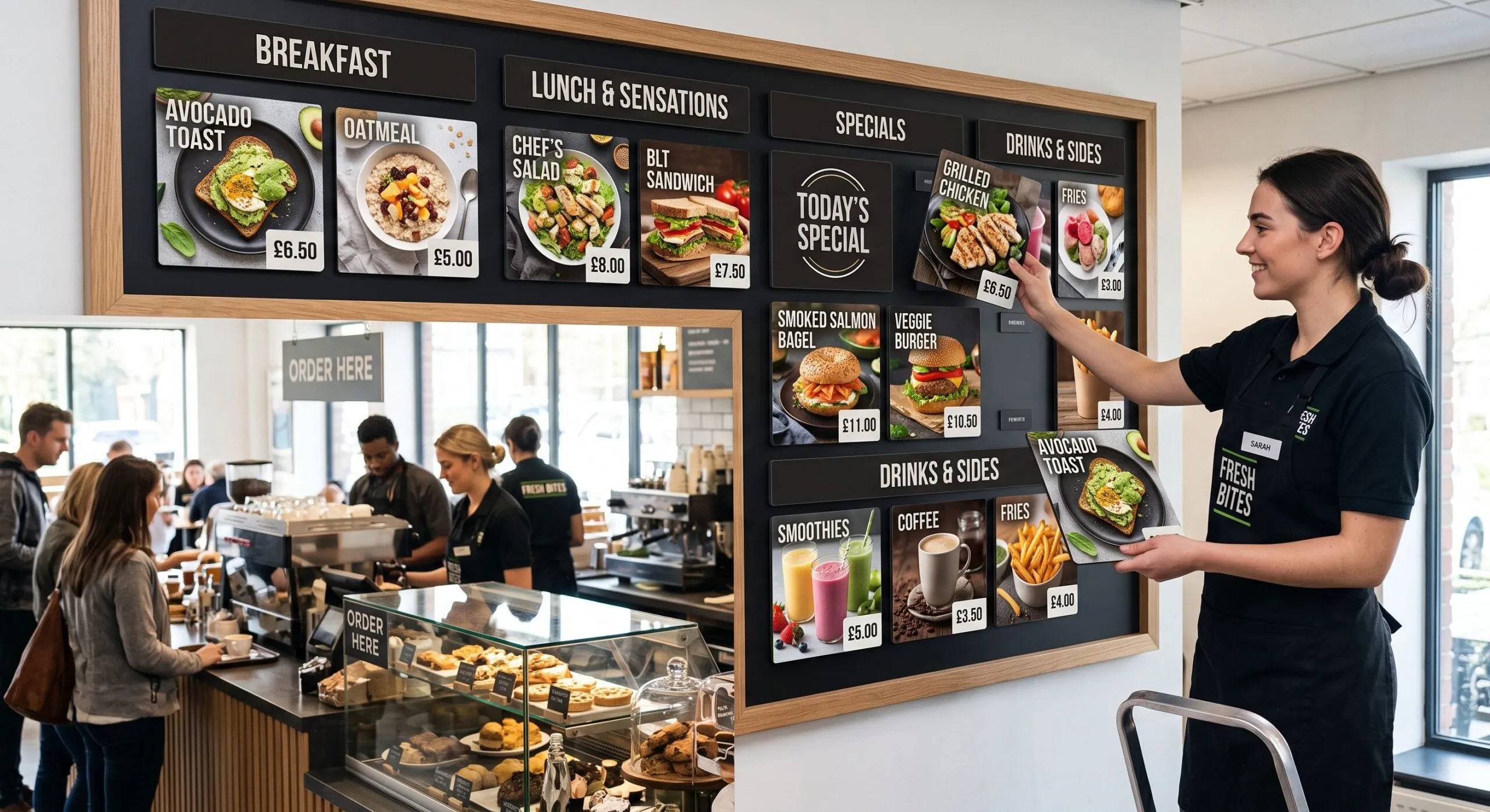 magnetic photo price panels