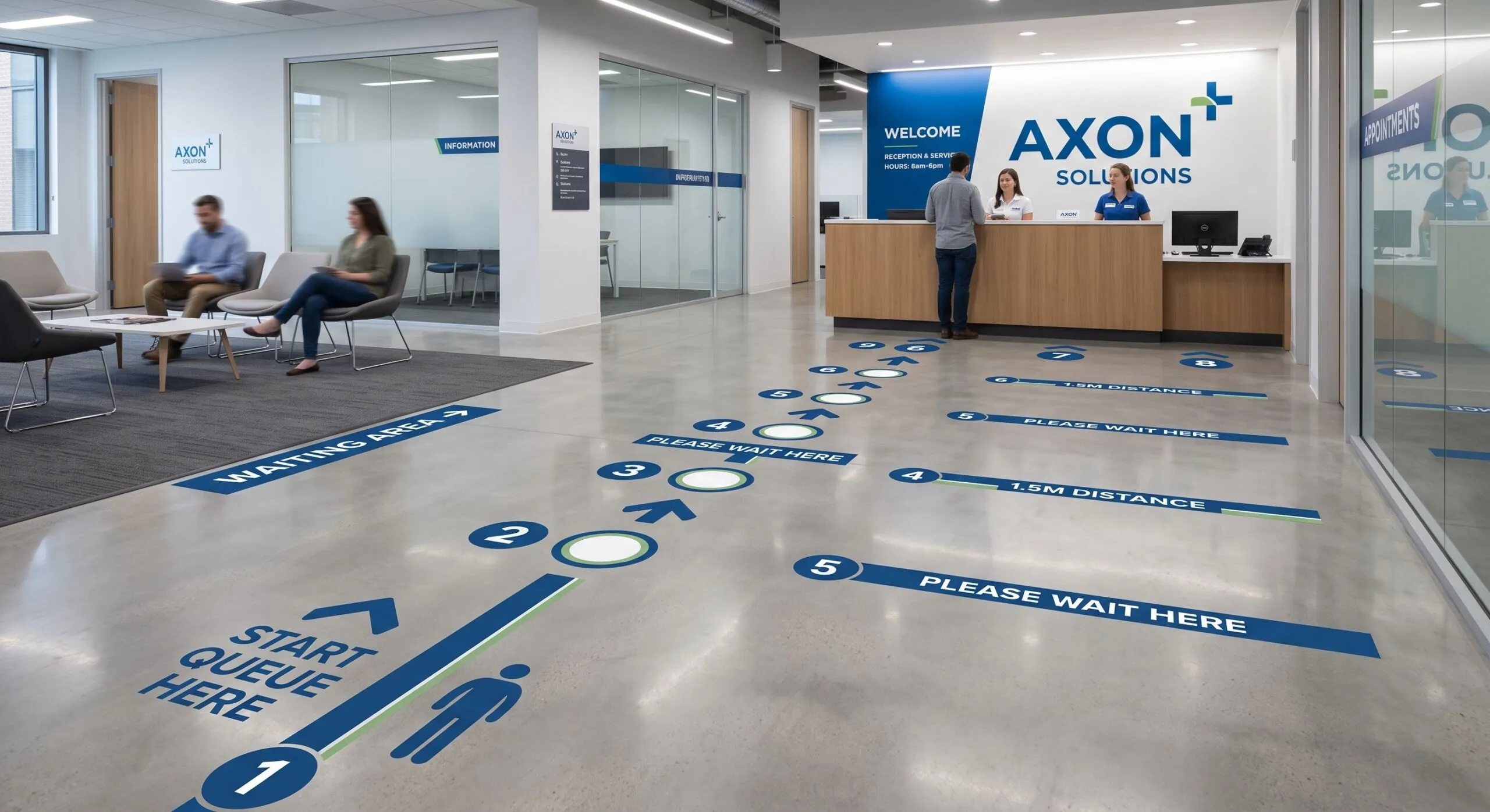 product launch floor graphics