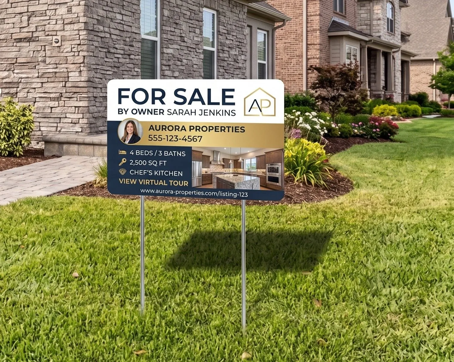 real estate yard signage