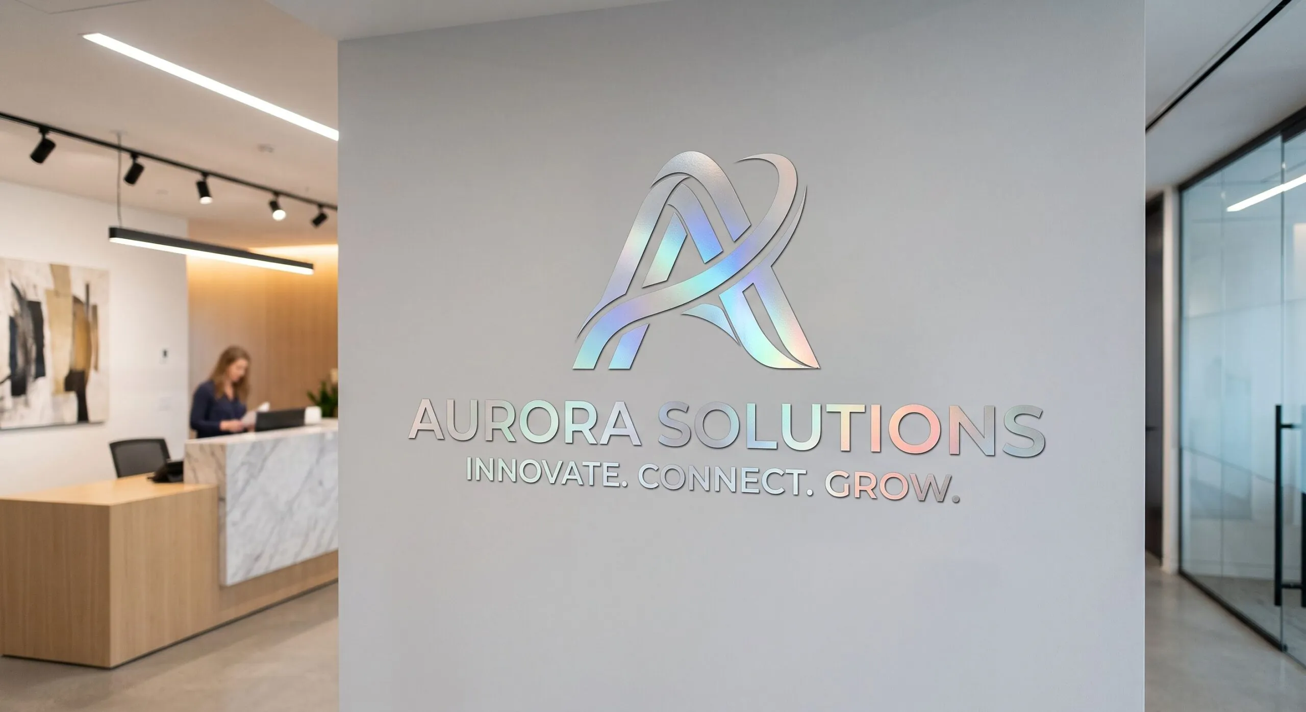 silver holographic decal