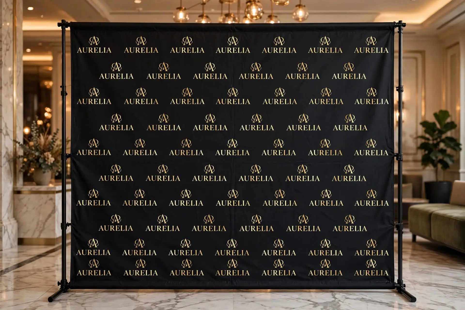 Business event backdrop