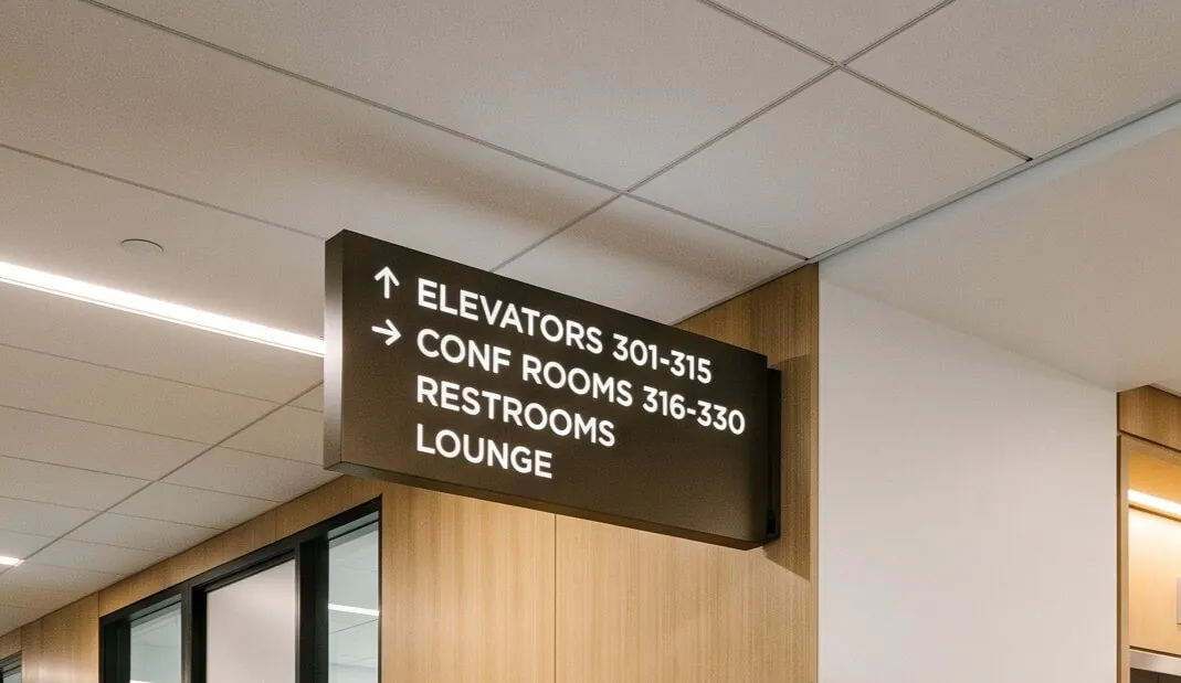 Projecting Wayfinding Signs