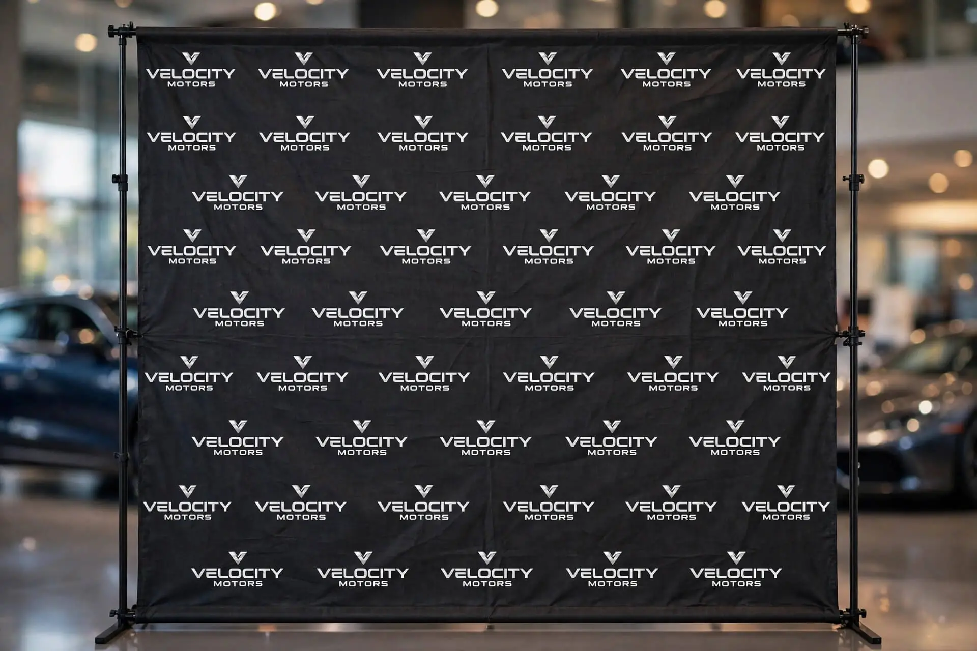 Promotional backdrop display