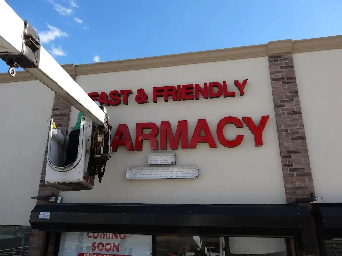 Replacing a sign at the right time keeps your storefront working