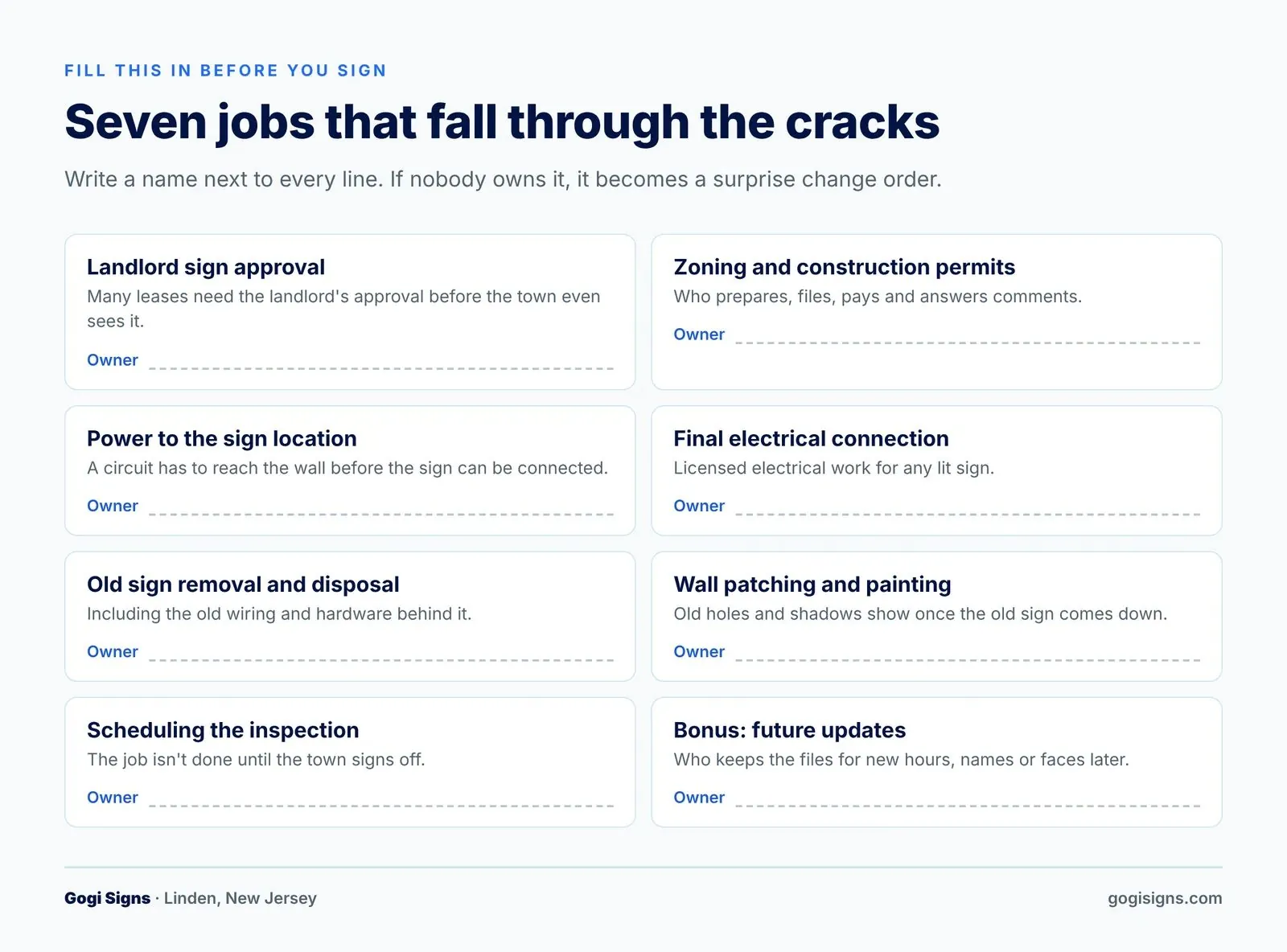 Seven jobs that fall through the cracks