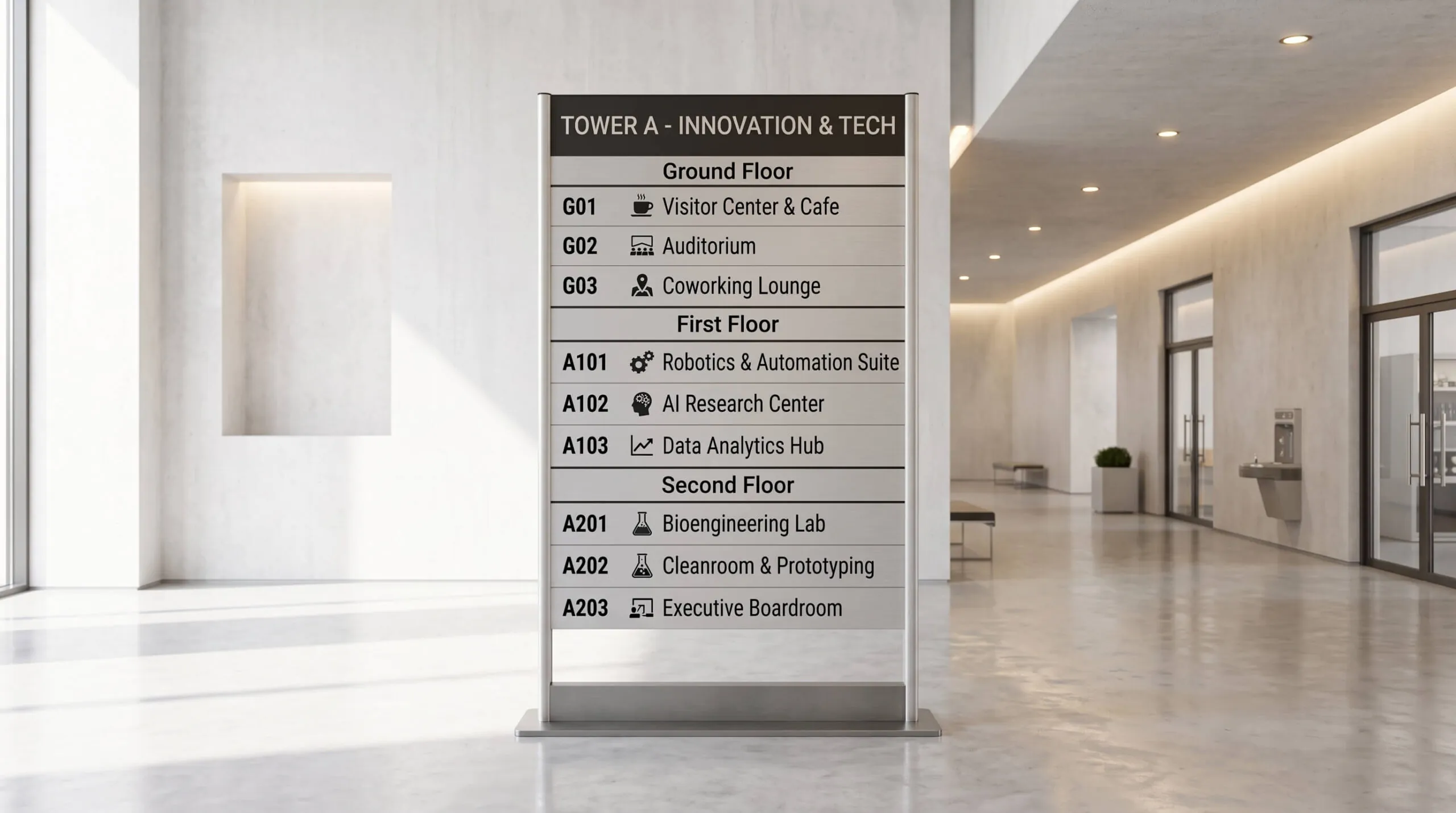 freestanding directory