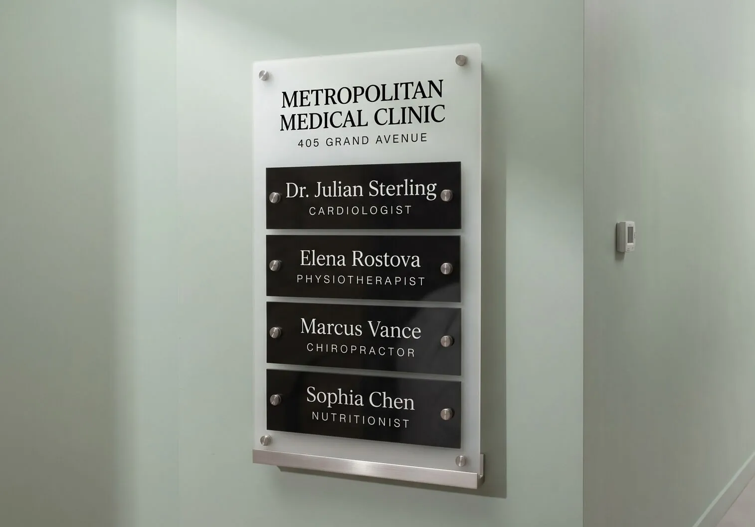 wall mounted directory