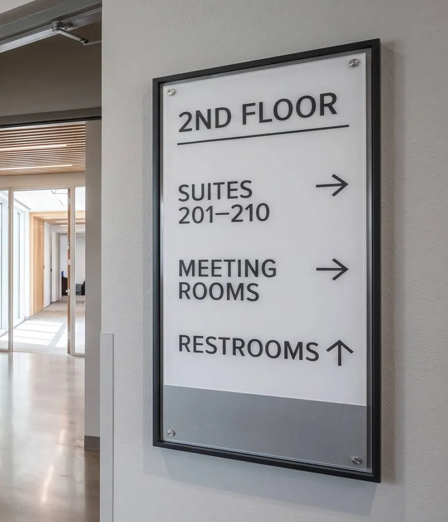 wayfinding signages for offices